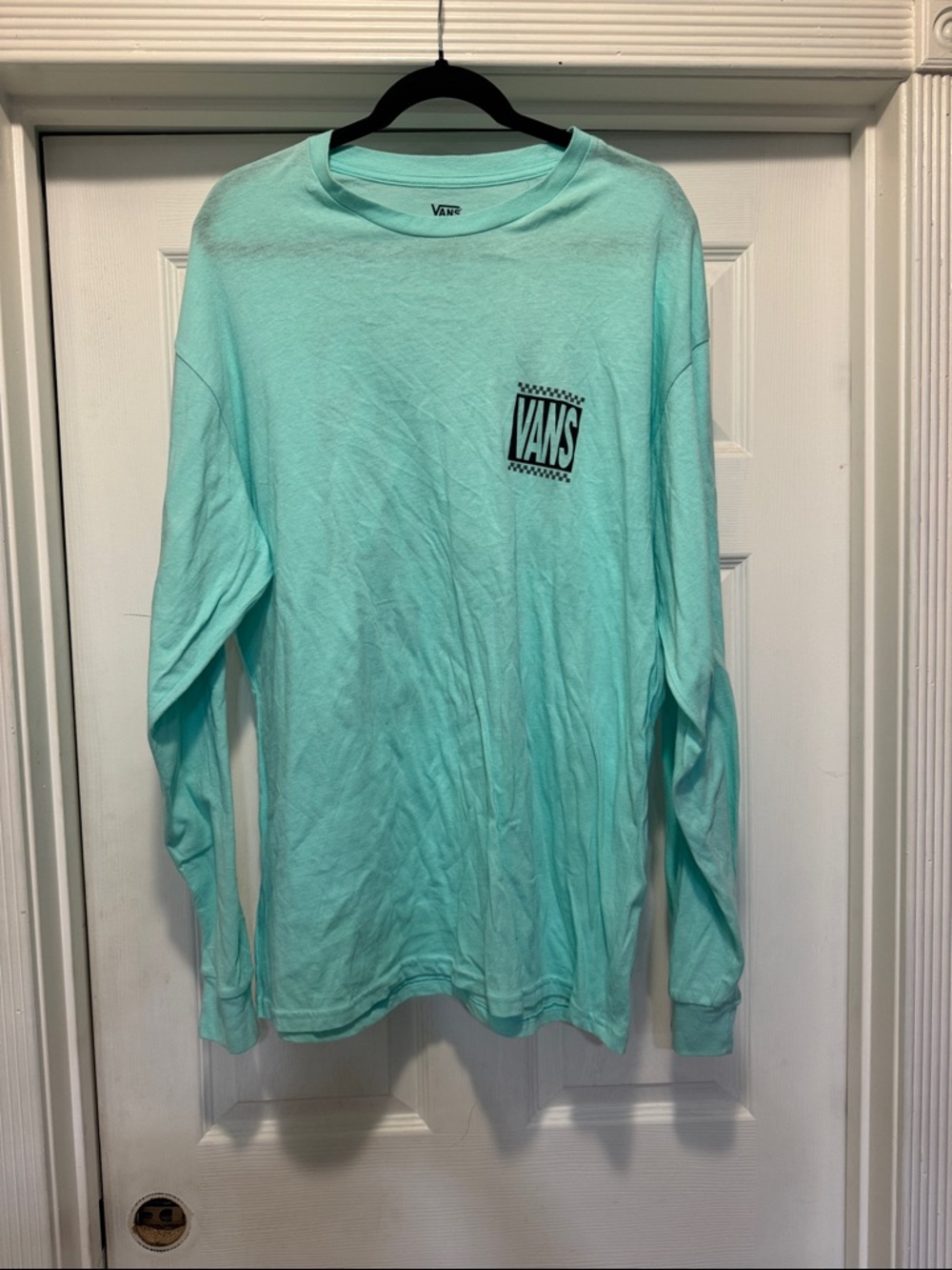 Vans Light Teal Long Sleeve Shirt